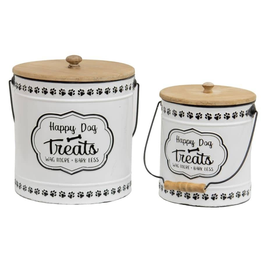 Happy Dog Treats Tins w/ Lid 24x27cm