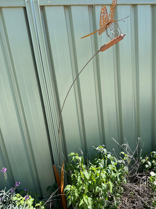 Dragonfly Garden Stake 182cm