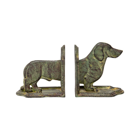 Dachshund bookends