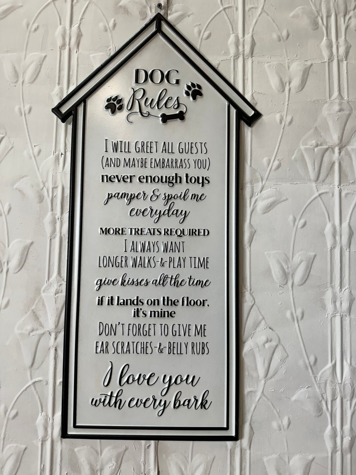 DOGS RULE SIGN