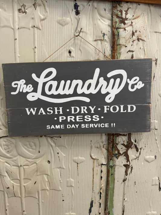 THE LAUNDRY CO SIGN