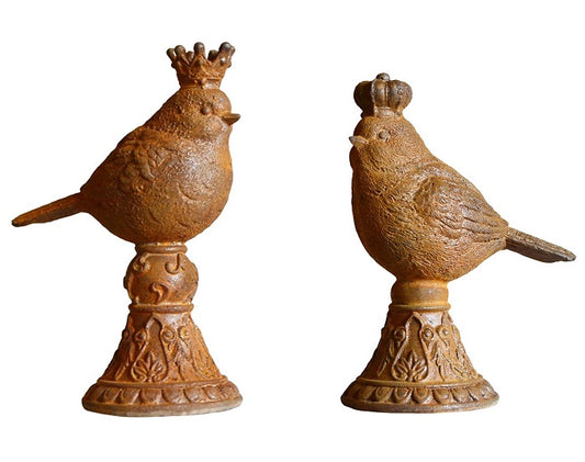 CAST IRON ROYAL BIRDS set2