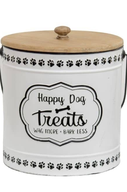 Happy Dog Treats Tins w/ Lid 24x27cm